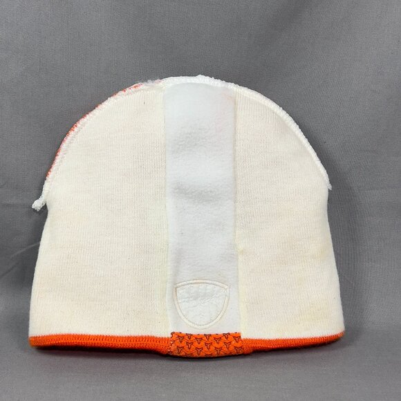 Chicago Bears NFL Beanie Skull Cap Hat Reebok Orange Ski Knit Winter Stripe Mens - Picture 12 of 14